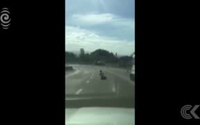 Teen cruising down Kaikmai Ranges on cart goes viral