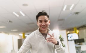 Vaxathon presenter Sonny Ngatai