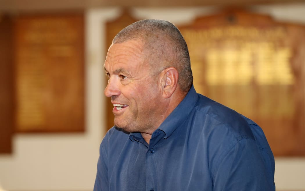 Councillor Gavin Benney at a Whangārei District Council meeting earlier this year.