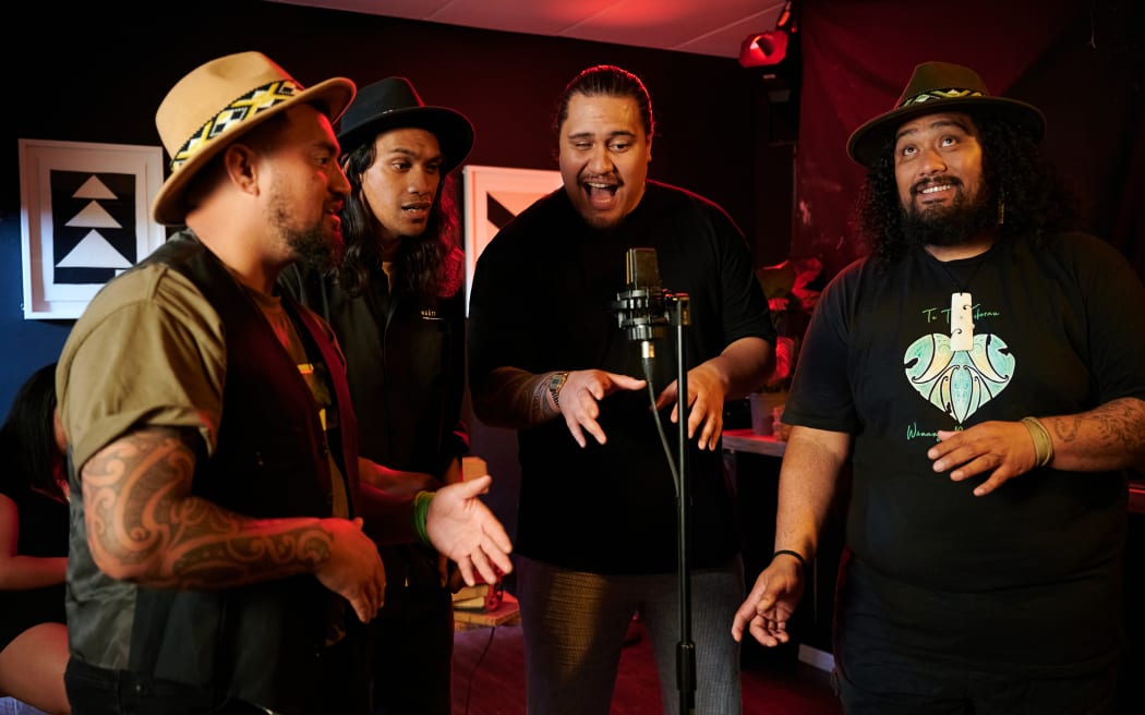 The tāne performing together