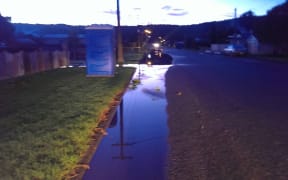 Civil Defence said Moerewa residents whose properties were still surrounded by water should use newly installed portaloos, rather than risk overloading already flooded septic tanks.