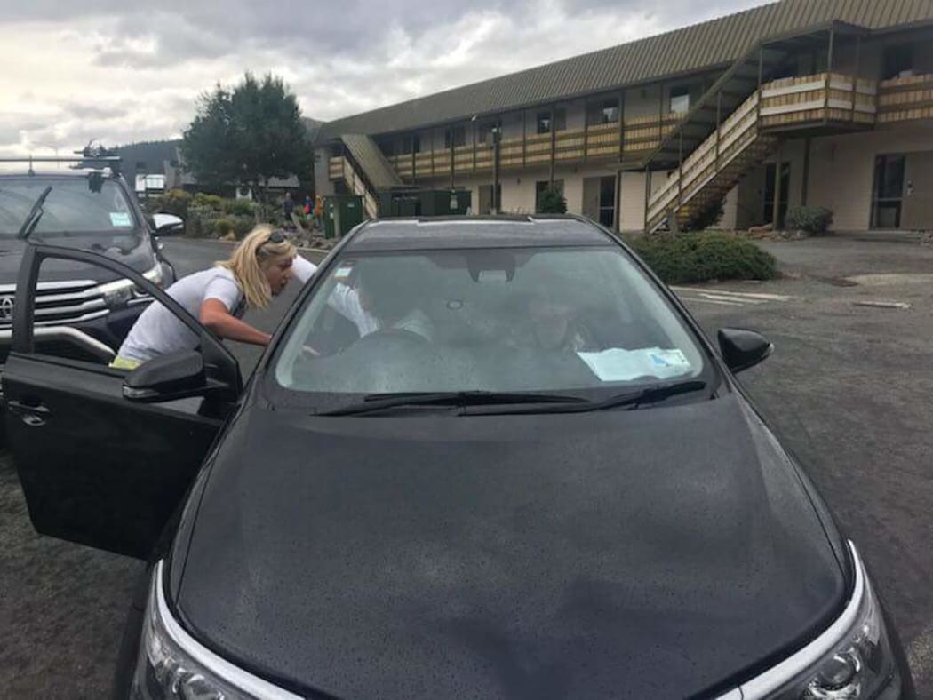 Amy Hollamby took the keys off a tourist who she says was driving dangerously.