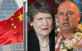 Helen Clark and Mark Brown.