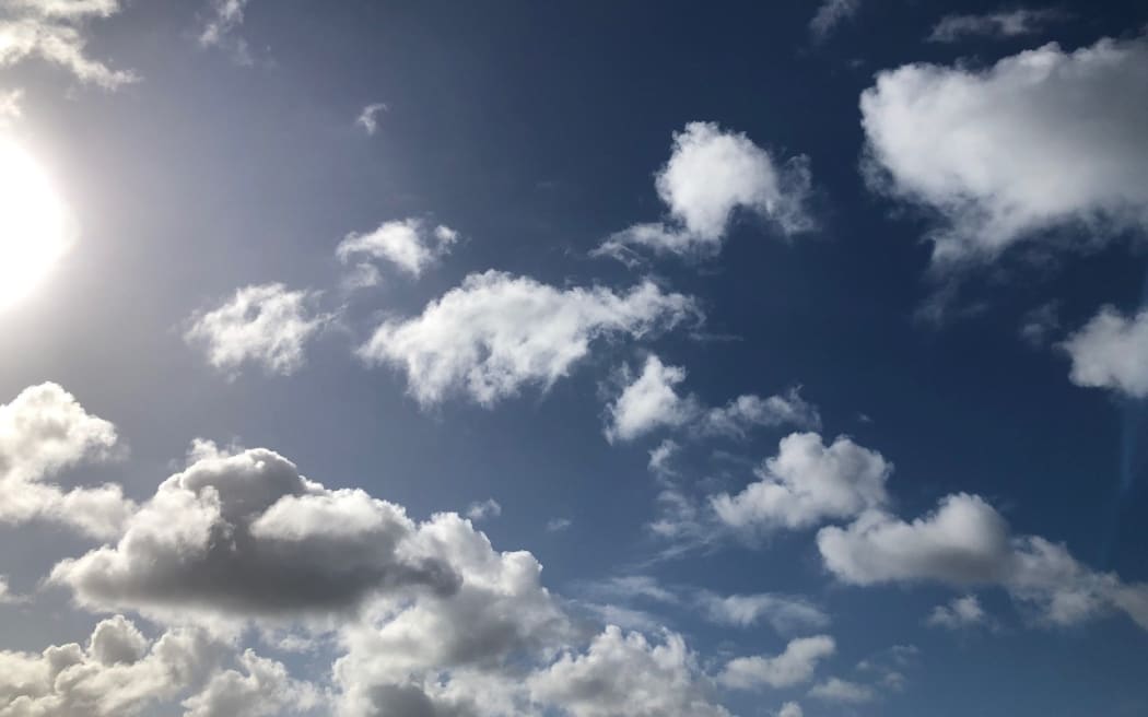 clouds in sky, sunny