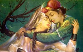 Prince Salim (the future Jahangir) and his legendary illicit love, the dancing girl Anarkali