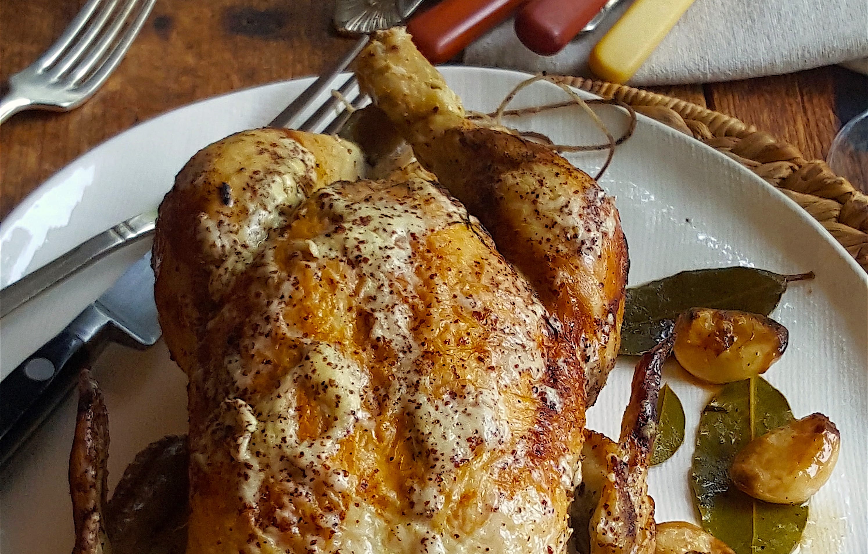 Pot Roast Chook with Mustard & Bay 4