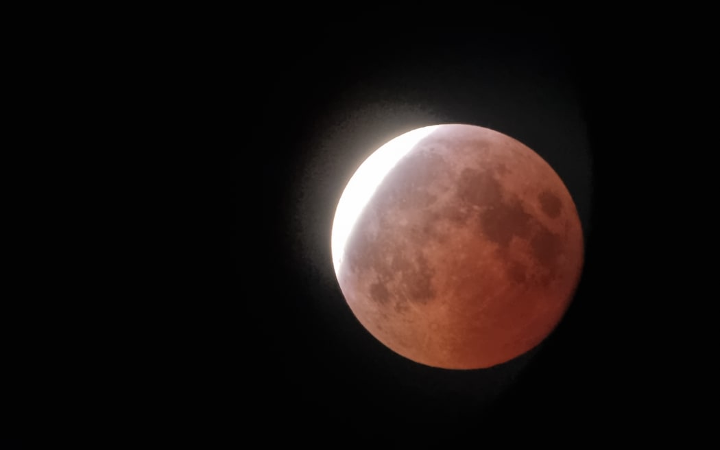 Bobby Tao captured this photo of the blood moon lunar eclipse, on Friday 14 March, 2025.