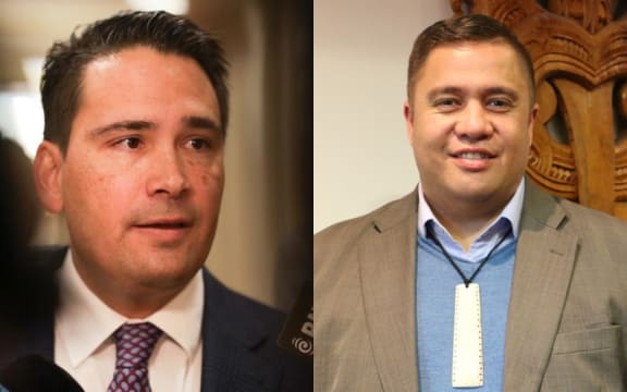 Simon Bridges and Che Wilson