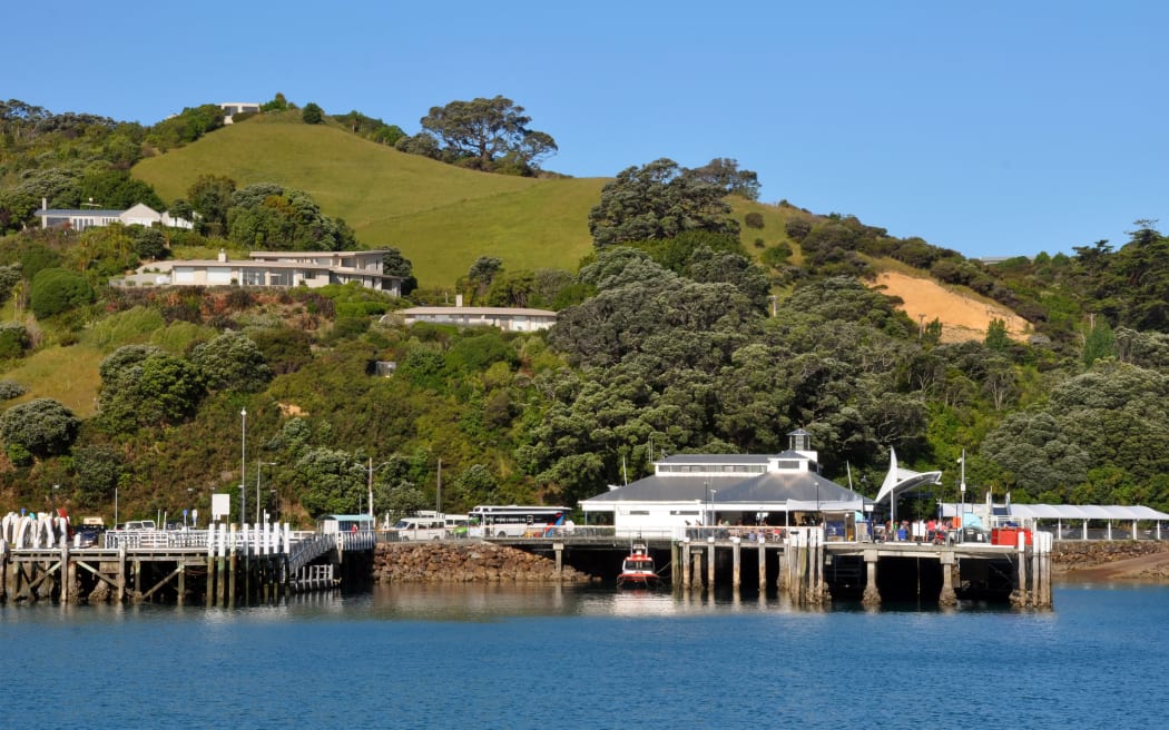 Waiheke Island ferry terminal.