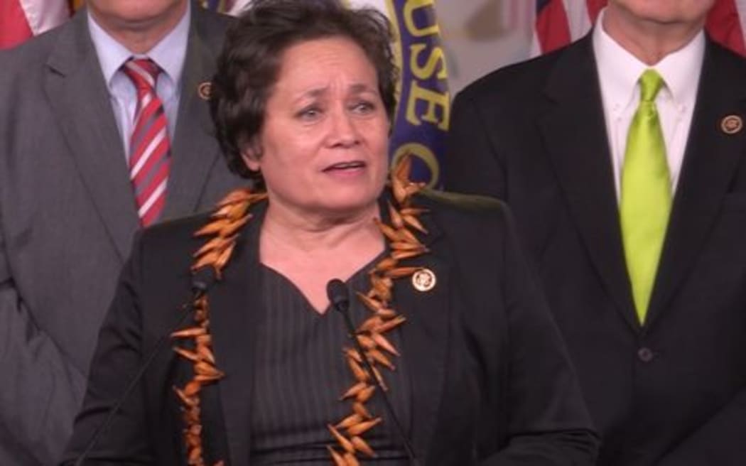 US Congresswoman Aumua Amata Radewagen.