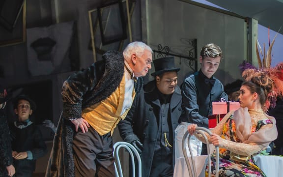 Barry Mora in NZ Opera's 2018 production of La Boheme