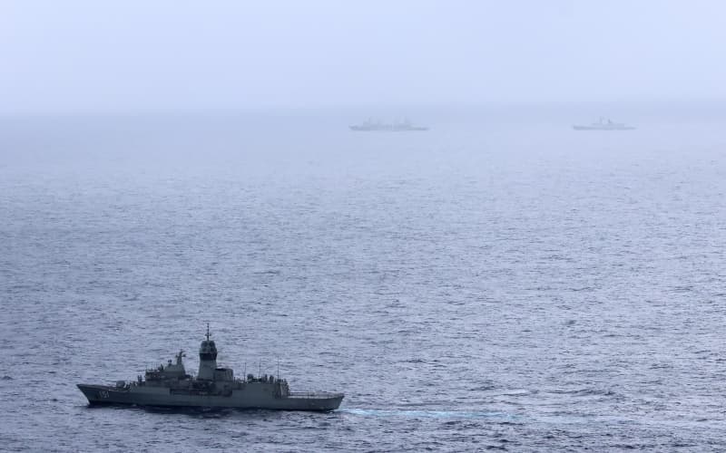 Chinese warships re-enter Australia's Exclusive Economic Zone and head ...