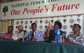 Fiji's National Federation Party MPs and members.