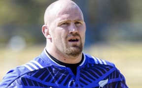 The All Blacks prop Ben Franks.