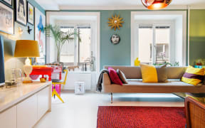 Colourful interior design