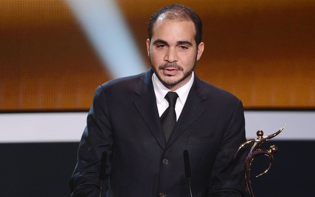 Prince Ali bin al-Hussein - FIFA vice-president of Jordan. 
07.01.2013. Zurich, Switzerland. FIFA Ballon d Or presentations.