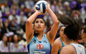 Filda Vui.
Stars v Mystics. ANZ Premiership Netball. Pullman Arena. Sunday 21 July 2024. © Photo: Andrew Cornaga / Photosport