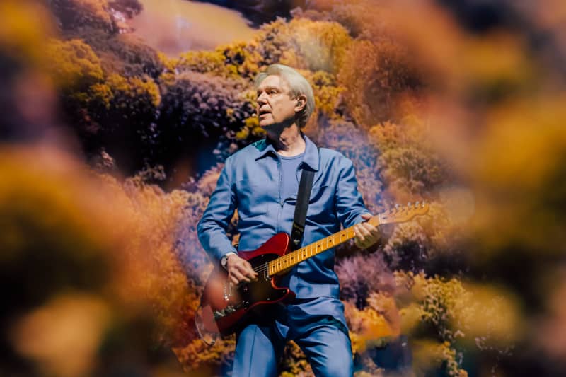 David Byrne performs at Auckland's Spark Arena on January 14, 2026.
