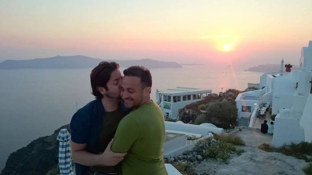 Marco and David Bulmer-Rizzi were on honeymoon in Australia after marrying in the UK.