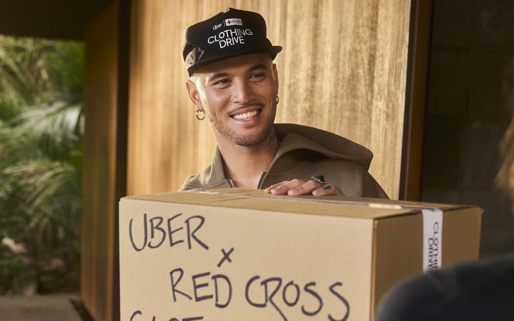 Stan Walker is donating his own pieces as part of the Uber x Red Cross Clothing Drive.