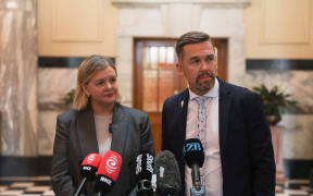 Camilla Belich (Labour) and Greg Fleming (National).