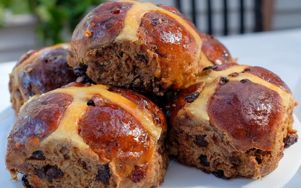 Little and Friday's hot cross buns