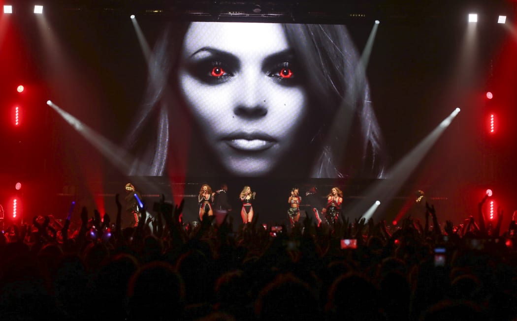 Little Mix performing at Auckland's Spark Arena