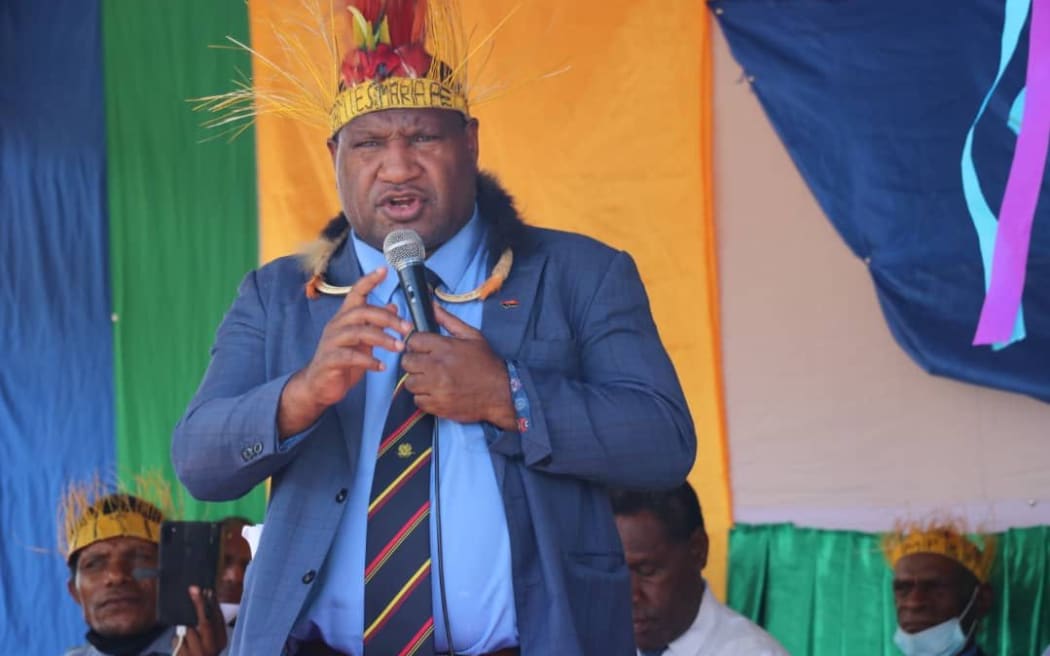 PNG Prime Minister James Marape