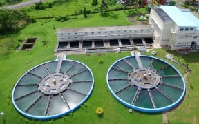 A water treatment plant in Fiji.