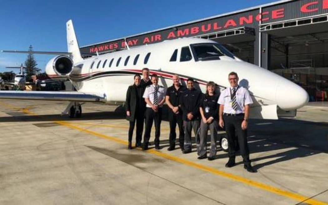 Skyline Aviation staff with the new Cessna Sovereign 680.