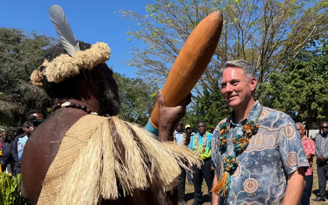 Australia and Vanuatu are expected to sign the monumental Nakamal Agreement. (ABC News: Lilyrose WelWel)
