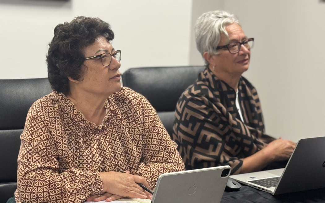 (From left) Janice Kuka and Jackie Davis of Ngā Mataapuna Oranga.