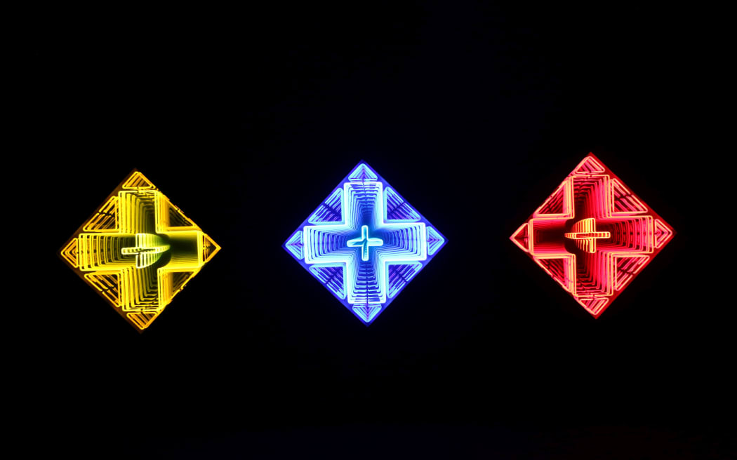 A Robert Jahnke installation at Toi tū Toi Ora.