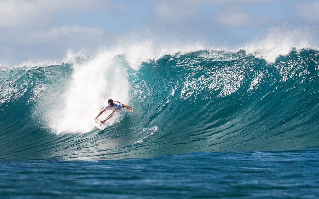 Tahitian surfer Michel Bourez