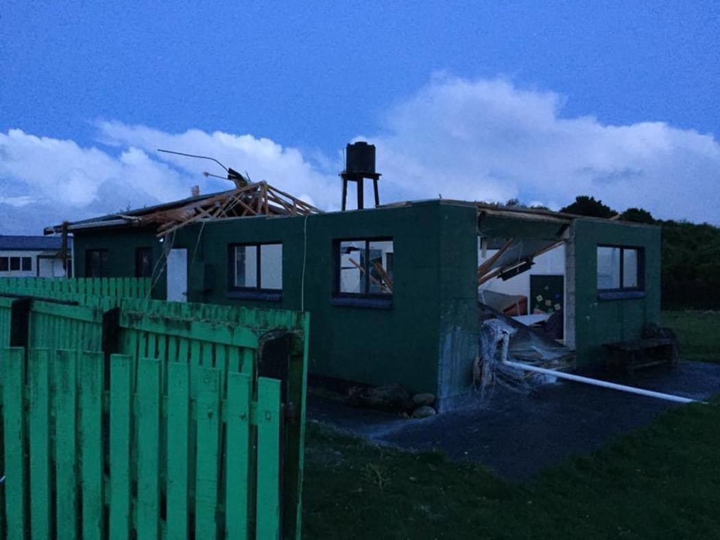 Social media posts show damage to a kohanga in Arahura, near Hokitika.