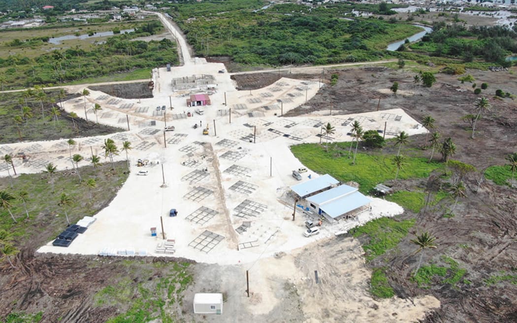 Site works for a Prefab housing settlement at Popua, ahead of the PFL meeting in August. Photo: MOI. July 2024.