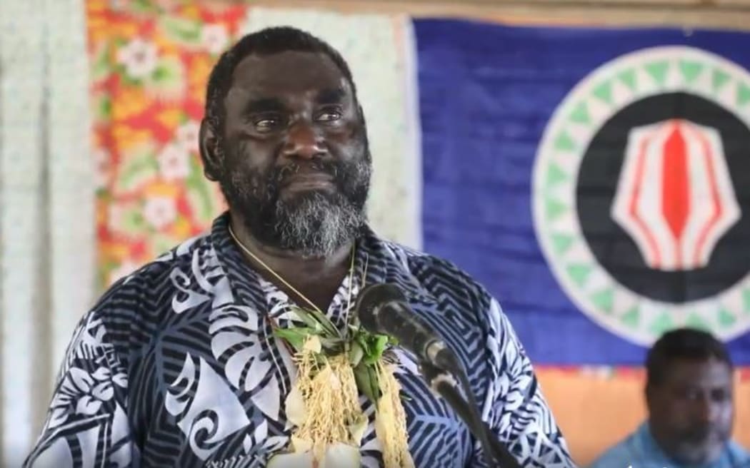 Ishmael Toroama, president of Bougainville