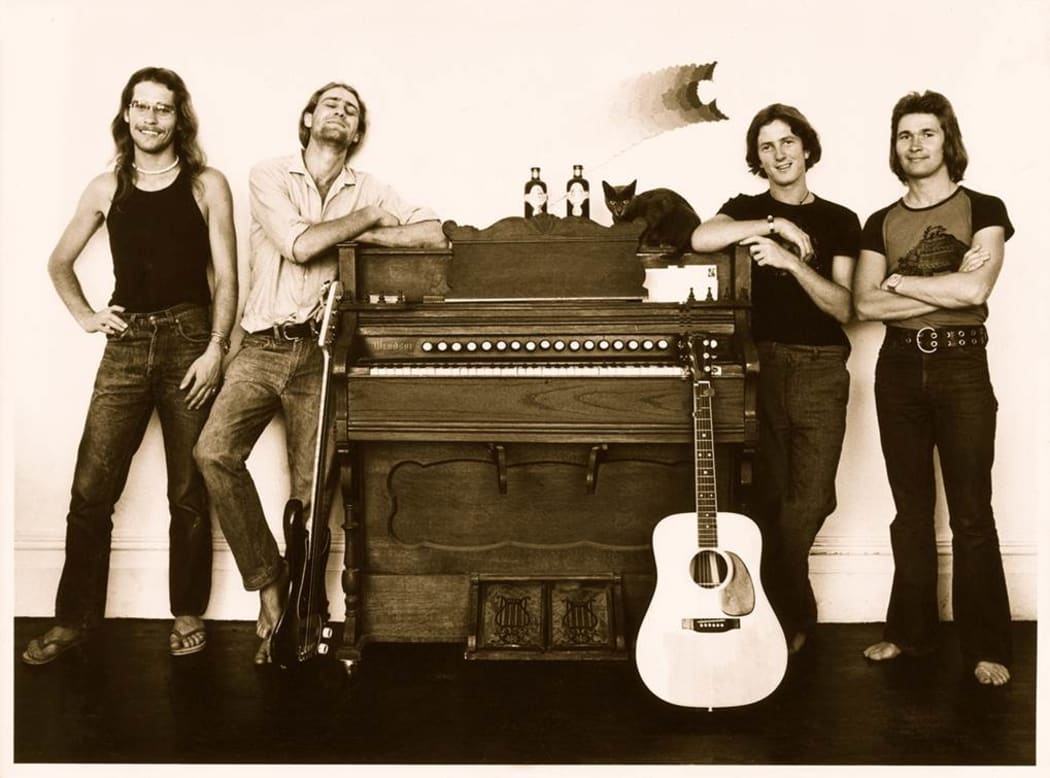 Waves original line up L-R: David Marshall, Michael Matthew, Graeme Gash, Kevin Wildman.