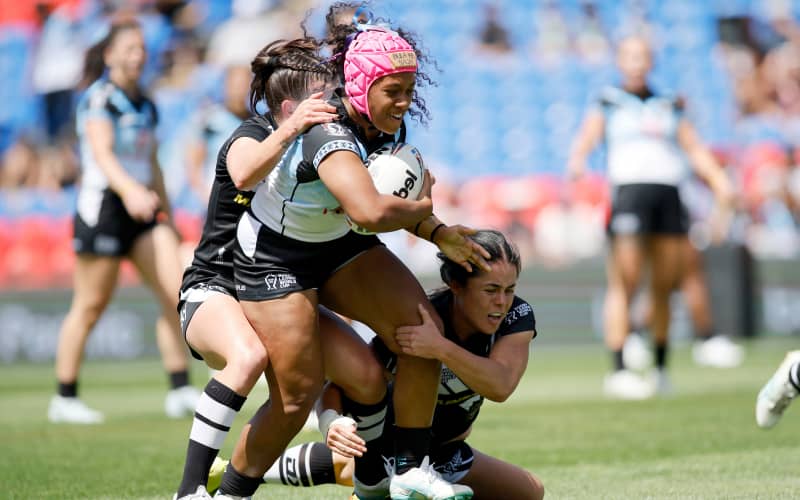 Kiwi Ferns finish late to beat Fiji in Rugby League World Cup opener | RNZ