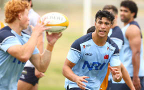 Joseph Sua'ali'i is pictured during an Australia Wallabies Training Session.