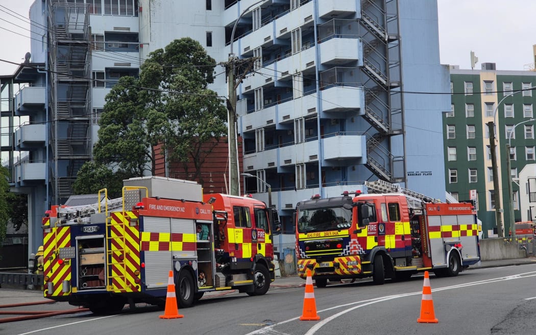 A fire has broken out at 320 Willis Street.
