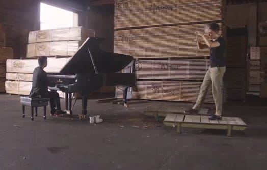 Pianist Conrad Tao and tap dancer Caleb Teicher