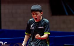 New Zealand table tennis player Lucas Alexandre