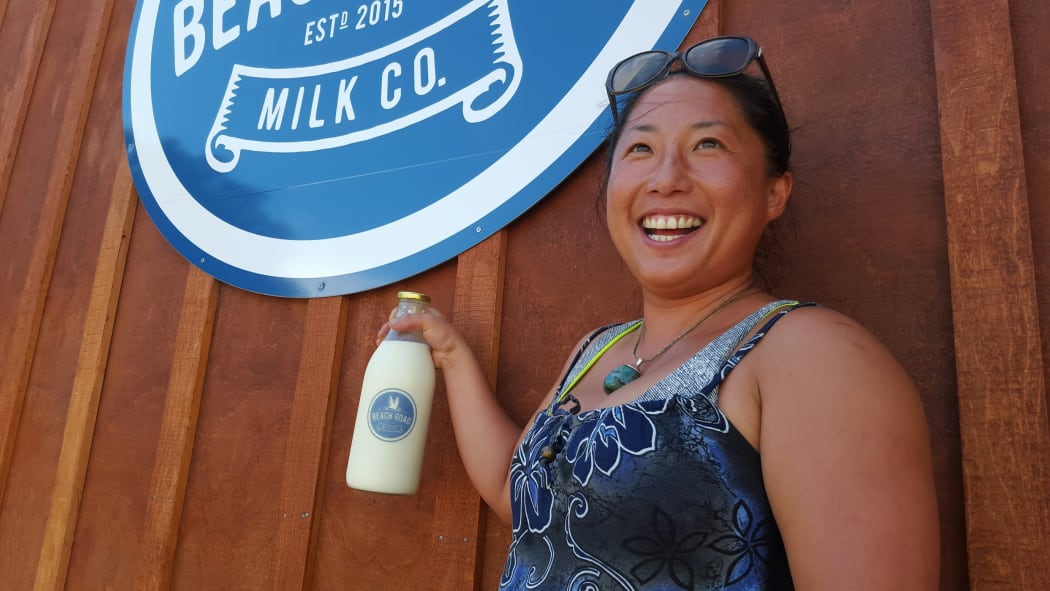 New Plymouth woman Sobranie Ngarin Hunga says she has no qualms about the safety of raw milk.