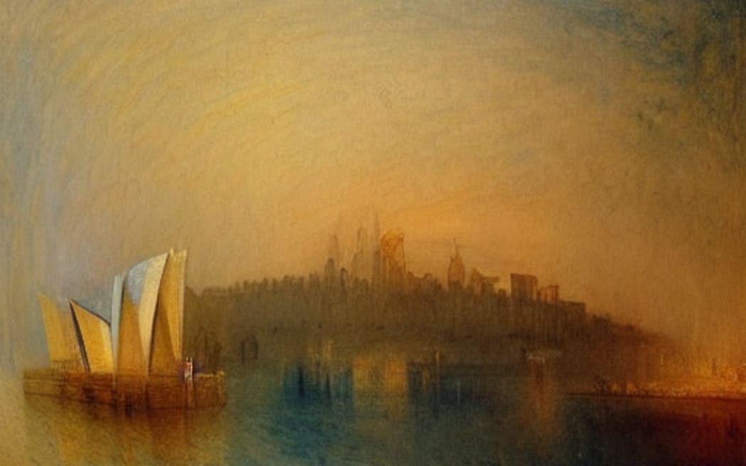 AI generated painting