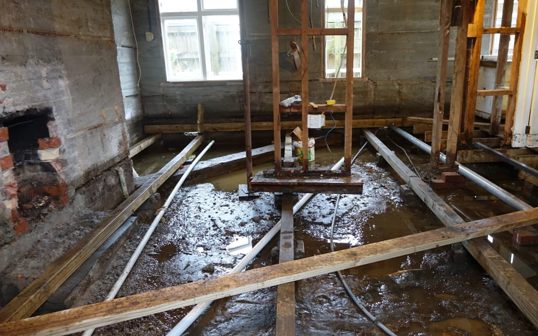 Flooding on the Kāpiti Coast has been a set back for the owners of this property.