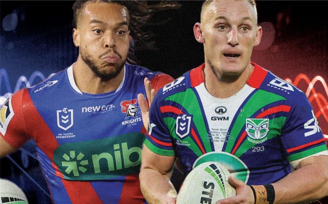 Dom Young and Tanah Boyd will square off in Newcastle v Warriors.