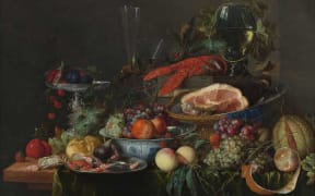 A feast, portrayed by Dutch painter Jan Davidsz (1606–1683/1684).
