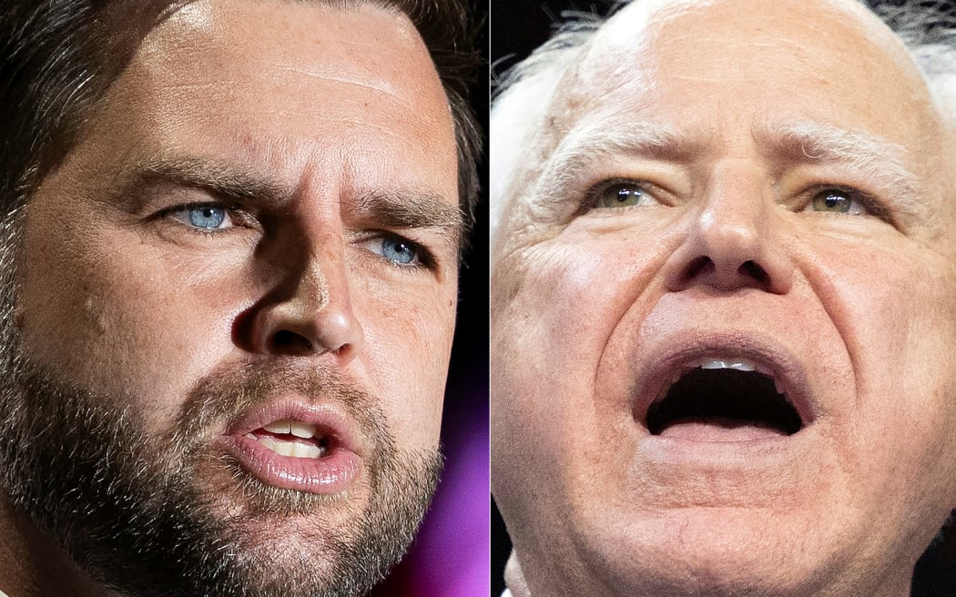 JD Vance and Tim Walz.