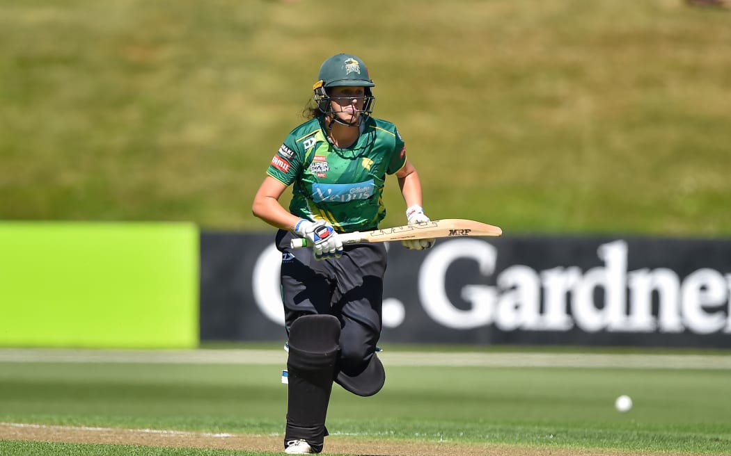 Georgia Atkinson.
Otago Sparks v Central Hinds Super Smash match at University Oval, Dunedin, New Zealand, on Sunday January 29th 2023.
Copyright photo: Blake Armstrong / www.photosport.nz